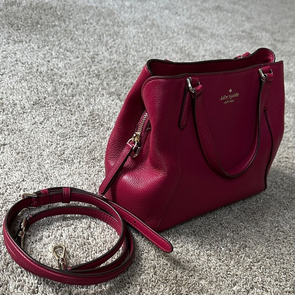 Kate Spade Pink Leather Satchel Bag - Picture 5 of 9